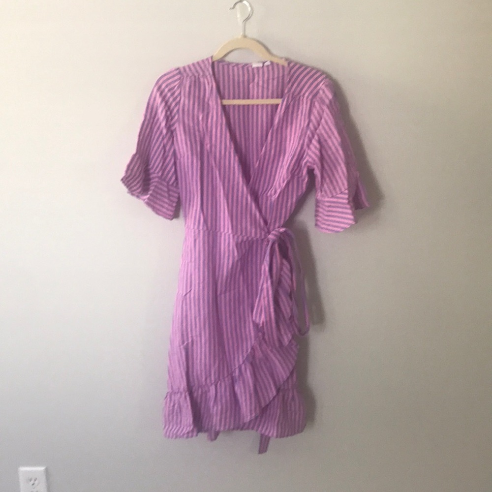 Gap Wrap Dress in Linen